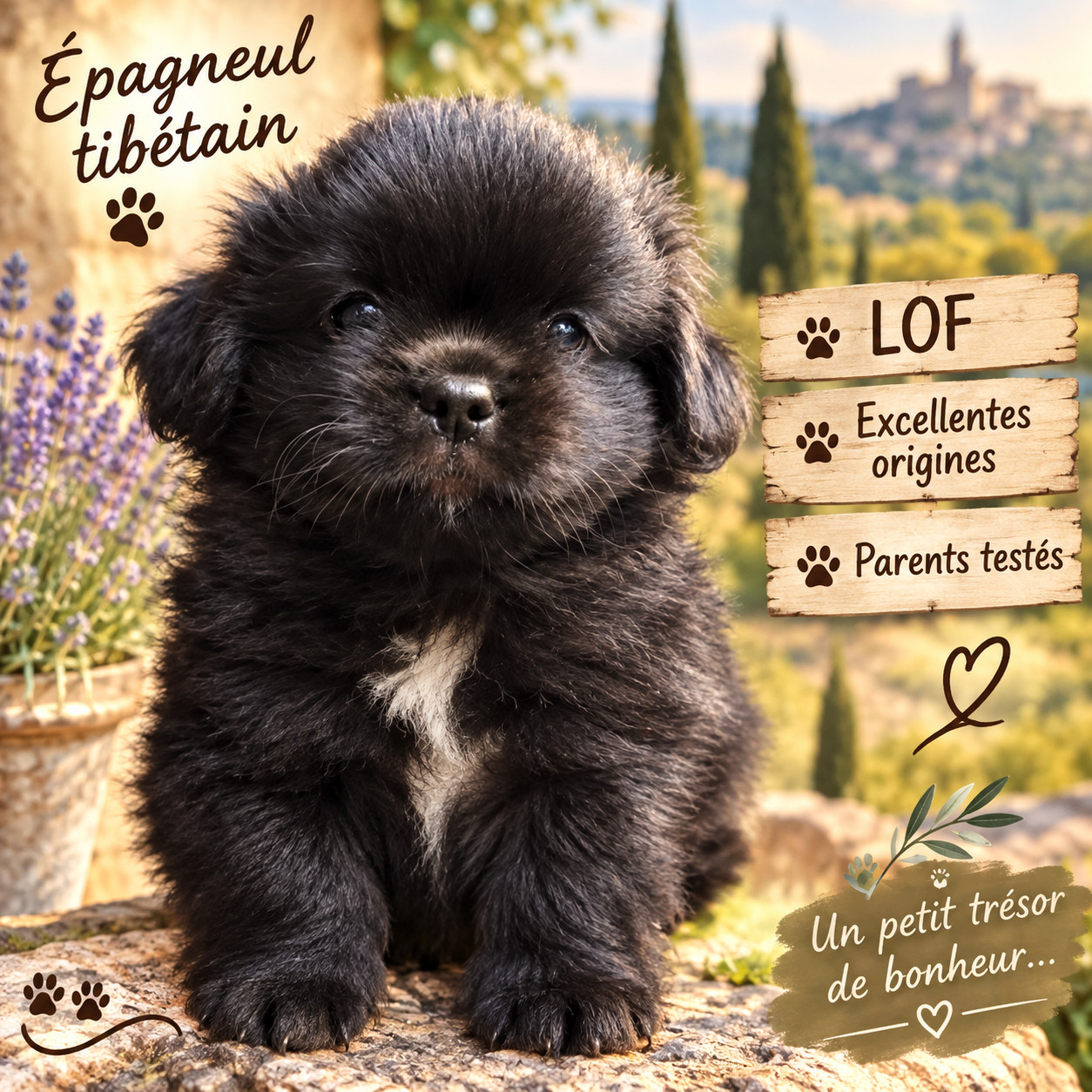 Disponible un chiot male